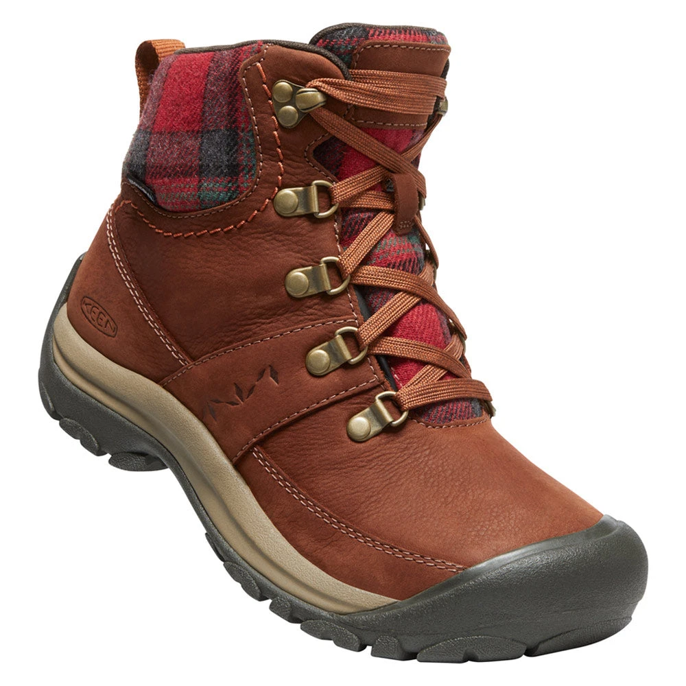 Keen Kaci III Winter Waterproof Boot Tortoise Shell/Red Plaid (Women's) 3 Keen Kaci III Winter Waterproof Boot Tortoise Shell/Red Plaid (Women's)