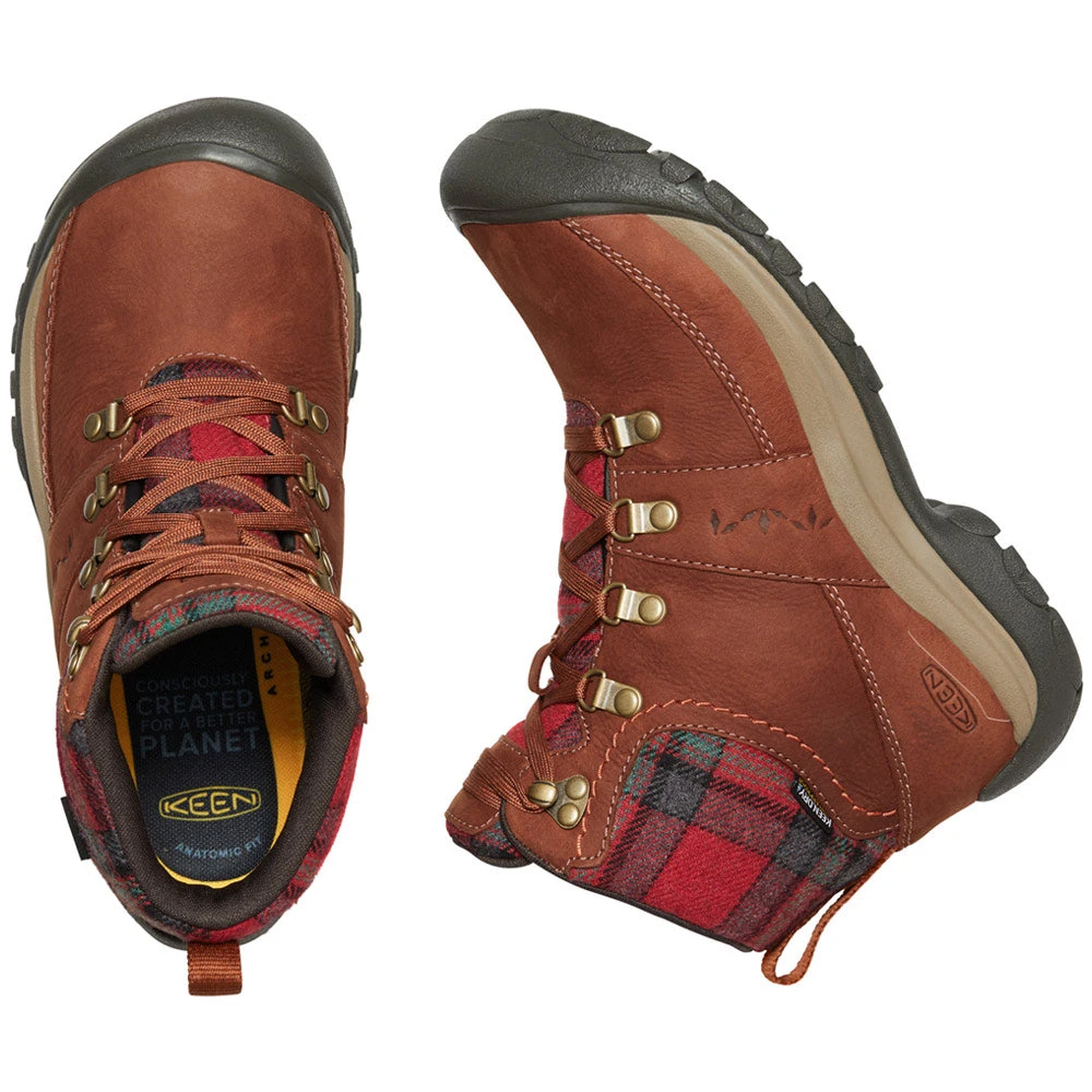 Keen Kaci III Winter Waterproof Boot Tortoise Shell/Red Plaid (Women's) 7 Keen Kaci III Winter Waterproof Boot Tortoise Shell/Red Plaid (Women's) - Image 5