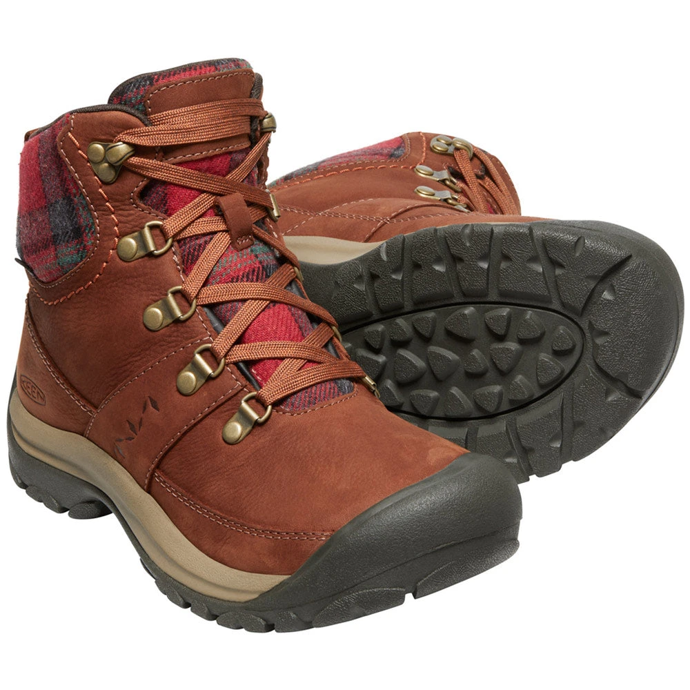 Keen Kaci III Winter Waterproof Boot Tortoise Shell/Red Plaid (Women's) 8 Keen Kaci III Winter Waterproof Boot Tortoise Shell/Red Plaid (Women's) - Image 6