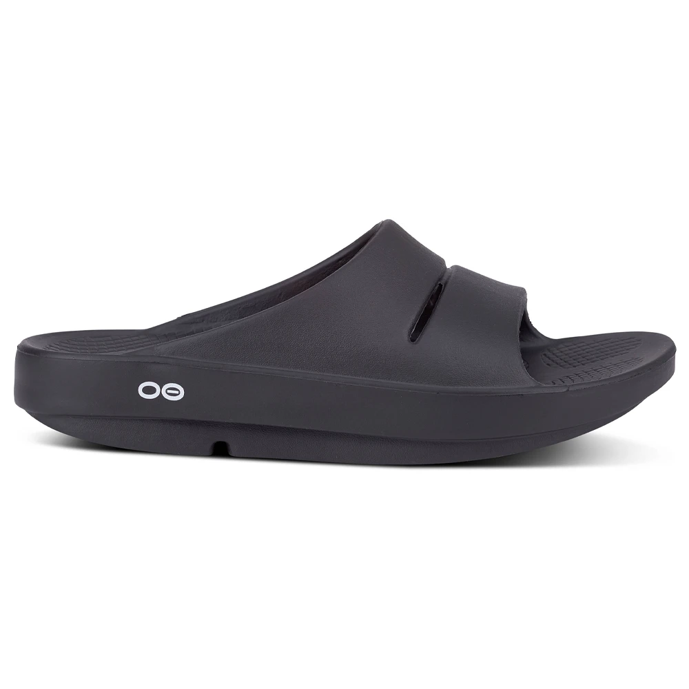 OOFOS OOahh Black Slide (Unisex) 3 OOFOS OOahh Black Slide (Unisex)