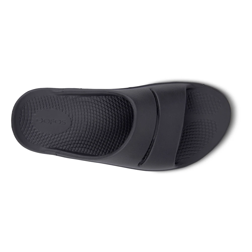 OOFOS OOahh Black Slide (Unisex) 8 OOFOS OOahh Black Slide (Unisex) - Image 6