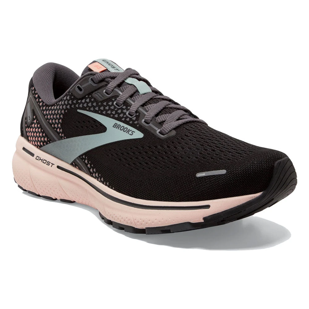 Brooks Ghost 14 Running Shoe Black/Pearl/Peach (Women's) 3 Brooks Ghost 14 Running Shoe Black/Pearl/Peach (Women's)