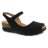 Dansko Marcy Wedge Sandal Black Nubuck (Women's) 2 Dansko Marcy Wedge Sandal Black Nubuck (Women's) -Dansko Shop 1511470200 1