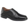 Johnston & Murphy Stanton Moc Toe In Black Calfskin (Men's) -Dansko Shop 207085 1