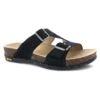 Dansko Dayna Slide Sandal Black Suede (Women's) -Dansko Shop 2106470200 1