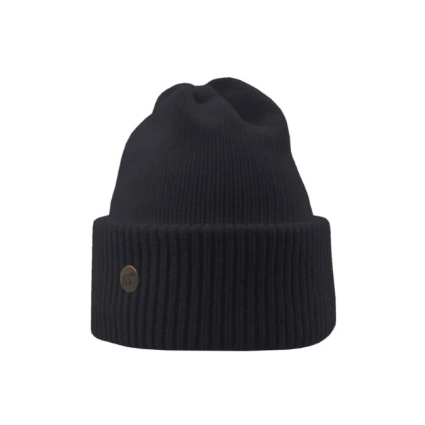 Superyellow Norden Black Merino Wool Beanie (Unisex) 3 Superyellow Norden Black Merino Wool Beanie (Unisex)