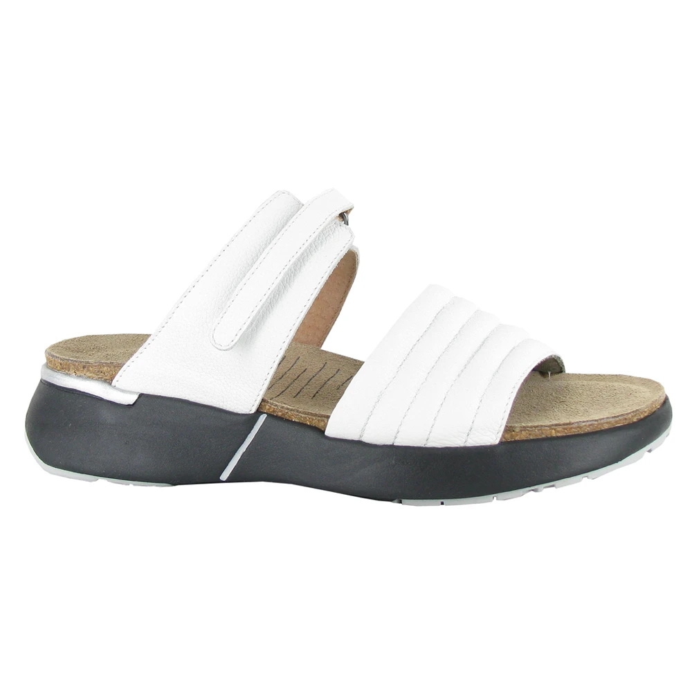 Naot Vesta Slide Sandal Soft White Leather (Women's) 3 Naot Vesta Slide Sandal Soft White Leather (Women's)
