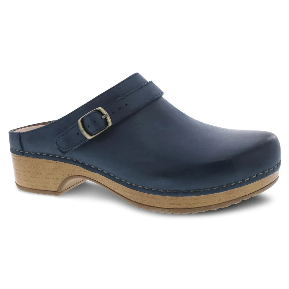 Dansko Berry Navy Leather Clog (Women's) 3 Dansko Berry Navy Leather Clog (Women's)