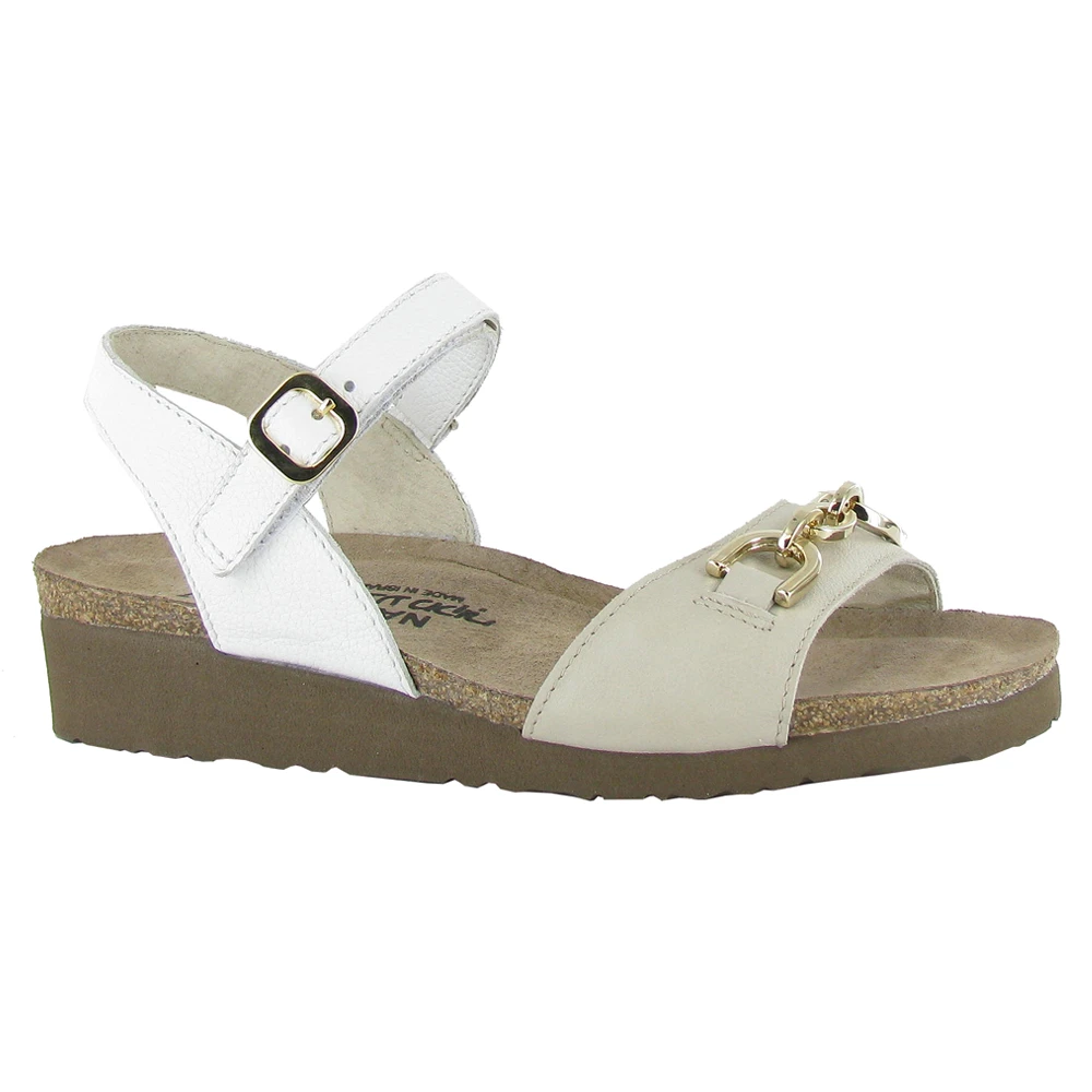 Naot Aubrey Sandal Soft Ivory/Soft White Leather (Women's) 3 Naot Aubrey Sandal Soft Ivory/Soft White Leather (Women's)