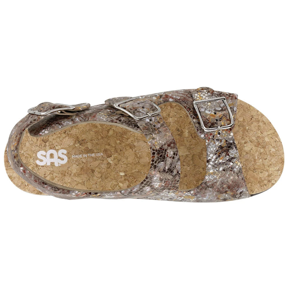 SAS Relaxed Sandal Multisnake Taupe Leather (Women's) 7 SAS Relaxed Sandal Multisnake Taupe Leather (Women's) - Image 5