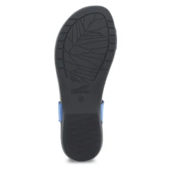 Dansko Reece Sandal Blue Waxy Leather (Women's) -Dansko Shop 6024545300 4