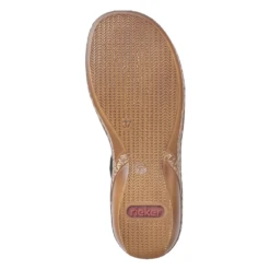 Rieker Regina 31 Black Sandal (Women's) -Dansko Shop 6283100 6