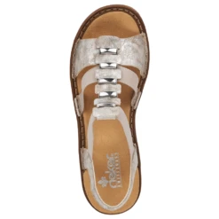 Rieker 62850-90 Rose Metallic Sandal (Women's) -Dansko Shop 6285090 4