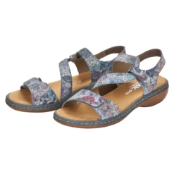 Rieker Regina C7 Adria Multi Leather Sandal (Women's) -Dansko Shop 659C790 8