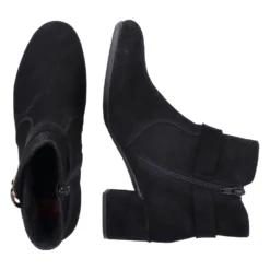 Rieker 70289 Sarah Black Tex Bootie (Women's) -Dansko Shop 7028900 9