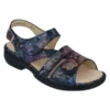 Finn Comfort Gomera Dark Blue Irpino Sandal (Women's) -Dansko Shop 82562673048