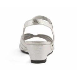 David Tate Admire Silver Wedge Heel (Women's) -Dansko Shop ADMIRESLV 3