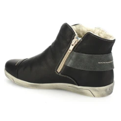 Cloud Footwear Aline Black Wool Lining Boot (Women's) -Dansko Shop ALINEBLK 1