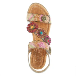 L'Artiste By Spring Step Aromas Sandal White Multi Leather (Women's) -Dansko Shop AROMASW 3