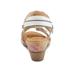 L'Artiste By Spring Step Aromas Sandal White Multi Leather (Women's) -Dansko Shop AROMASW 4