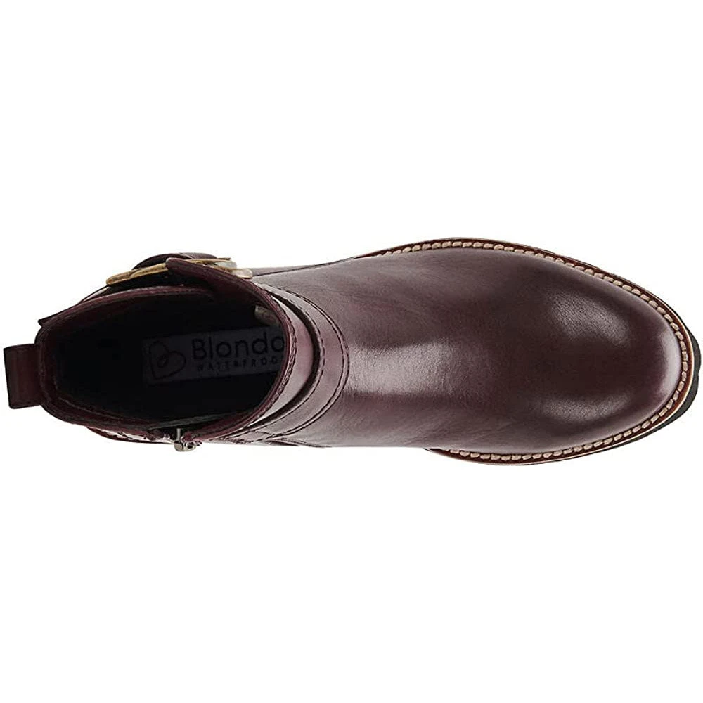 Blondo Dagger Waterproof Boot Wine Leather (Women's) 5 Blondo Dagger Waterproof Boot Wine Leather (Women's) - Image 3