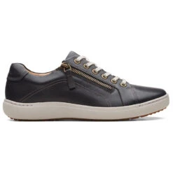 Clarks Nalle Lace Black Leather (Women's) -Dansko Shop Black1 a2f7ea7f 562d 4225 b8df 5eccd86b6aa8
