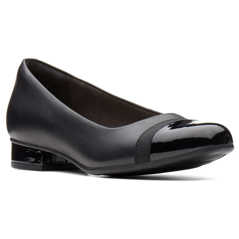 Clarks Juliet Monte Slip-On Black Leather (Women's) 3 Clarks Juliet Monte Slip-On Black Leather (Women's)