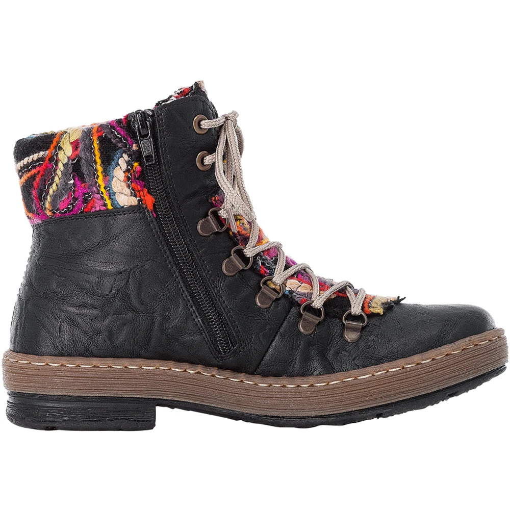 Rieker Z6743-00 Boot Black Combi (Women's) 5 Rieker Z6743-00 Boot Black Combi (Women's) - Image 3