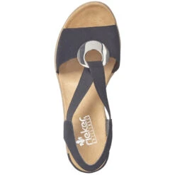 Rieker Fanni H6 Wedge Sandal Black (Women's) -Dansko Shop Blk 4 a48be68c 8f36 44c6 814e 575353082fc9