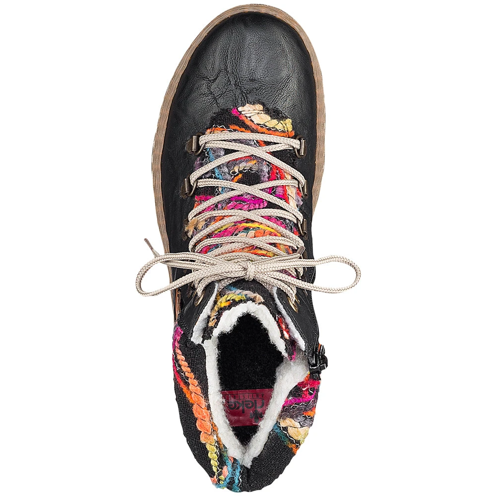 Rieker Z6743-00 Boot Black Combi (Women's) 6 Rieker Z6743-00 Boot Black Combi (Women's) - Image 4