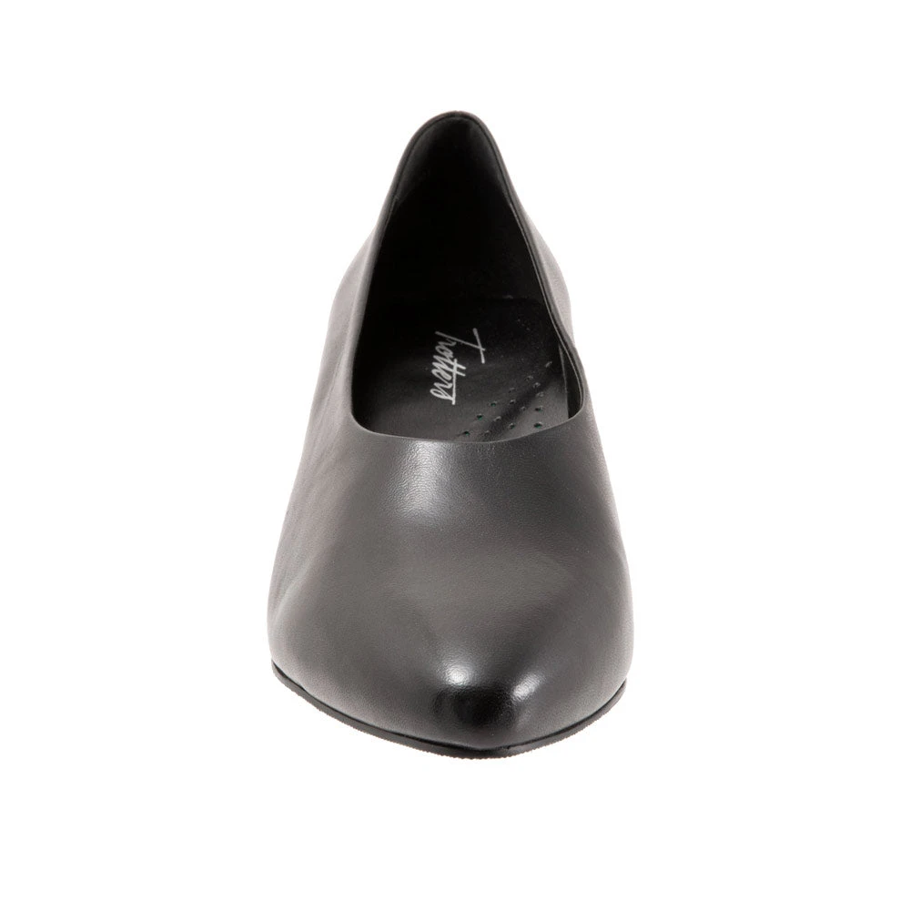 Trotters Kimber Kitten Heel Black Leather (Women's) 7 Trotters Kimber Kitten Heel Black Leather (Women's) - Image 5