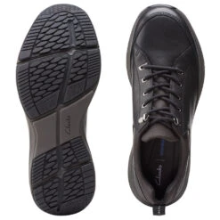 Clarks Wave 2.0 Vibe Black Leather (Men's) -Dansko Shop Blk 7 712305c9 0816 4ff7 a484 44d64b2d442c