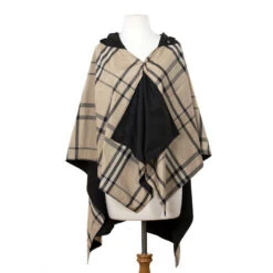 RAINRAPS RainRap Hooded Black & Plaid (Women's) 11 RAINRAPS RainRap Hooded Black & Plaid (Women's) -Dansko Shop Blk Plaid 1