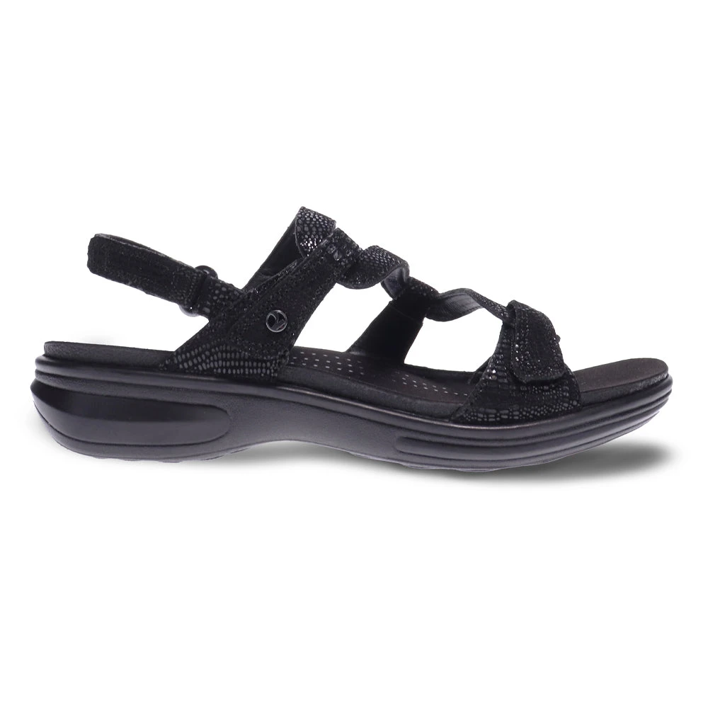 Revere Miami Sandal Black Lizard (Women's) 4 Revere Miami Sandal Black Lizard (Women's) - Image 2