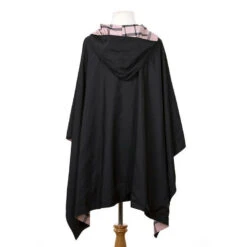 RAINRAPS RainPap Hooded Black & Pink Plaid (Women's) -Dansko Shop BlkPinkP 3