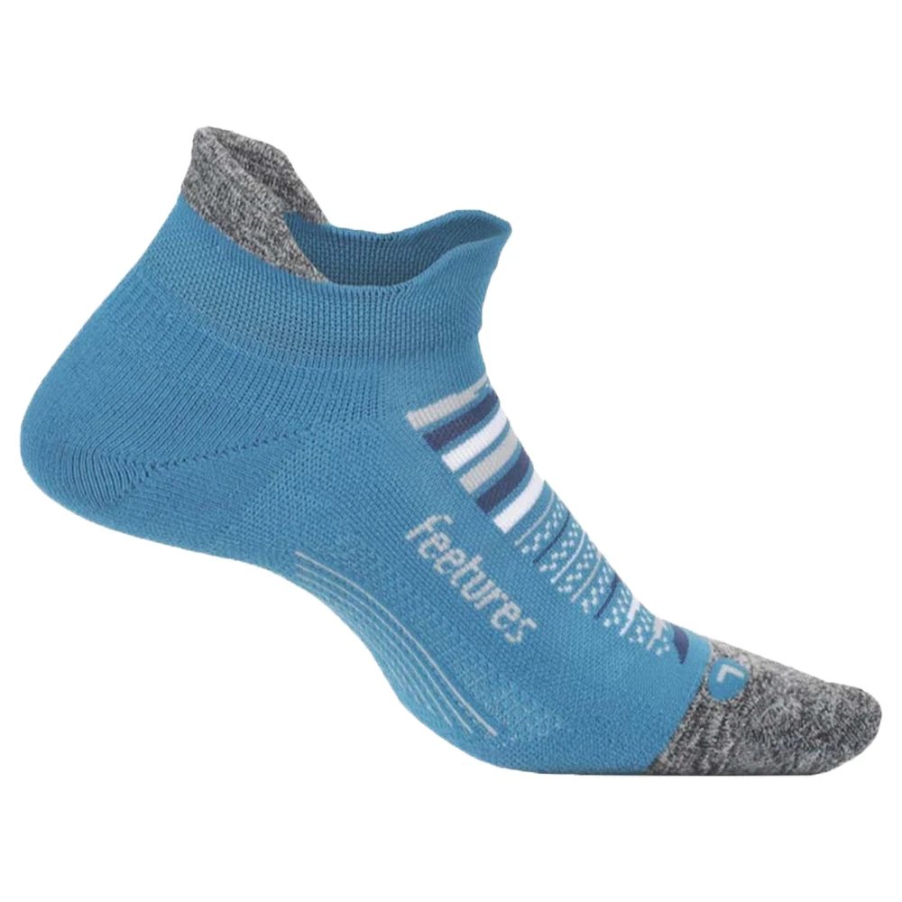 Feetures Elite Max Cushion No Show Tab Socks Blue 3 Feetures Elite Max Cushion No Show Tab Socks Blue