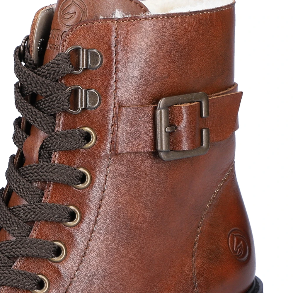 Remonte D0A74-22 Dascha 74 Combat Boot Chestnut Leather (Women's) 13 Remonte D0A74-22 Dascha 74 Combat Boot Chestnut Leather (Women's) - Image 11