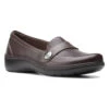 Clarks Cora Daisy Loafer Brown Tumbled Leather (Women's) -Dansko Shop Brn 2 3968a6fc dae0 4399 986d 7bea99bf4bf2