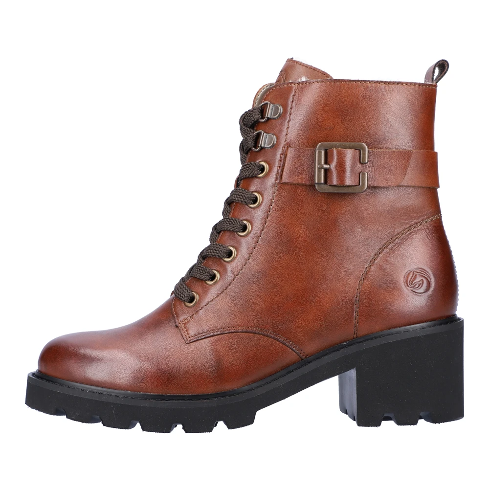 Remonte D0A74-22 Dascha 74 Combat Boot Chestnut Leather (Women's) 7 Remonte D0A74-22 Dascha 74 Combat Boot Chestnut Leather (Women's) - Image 5