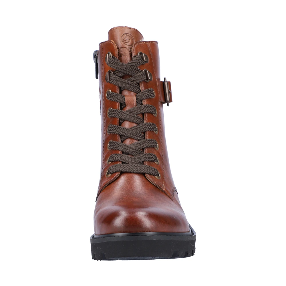 Remonte D0A74-22 Dascha 74 Combat Boot Chestnut Leather (Women's) 8 Remonte D0A74-22 Dascha 74 Combat Boot Chestnut Leather (Women's) - Image 6