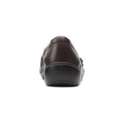 Clarks Cora Daisy Loafer Brown Tumbled Leather (Women's) -Dansko Shop Brn 6 92c956e7 85bd 4843 83bc b76824a2a995