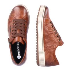 Remonte D0700 Maditta 00 Sneaker Brown Leather (Women's) -Dansko Shop Brn 9