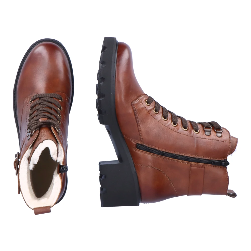 Remonte D0A74-22 Dascha 74 Combat Boot Chestnut Leather (Women's) 11 Remonte D0A74-22 Dascha 74 Combat Boot Chestnut Leather (Women's) - Image 9