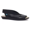 Cloud Footwear Caliber Black Nappa Slingback Sandal (Women's) -Dansko Shop CALIBERBLK 1