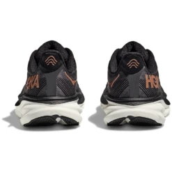 Hoka One One Hoka Clifton 9 Running Shoe Black/Copper (Women's) -Dansko Shop CLIFTON9BCPPR 5