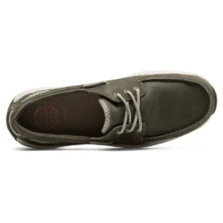 Dunham Captain Boat Shoe Olive Leather (Men's) -Dansko Shop Captain Olive 4