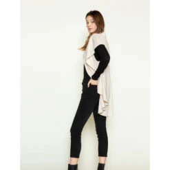 Look By M Basic Shawl Vest Cream -Dansko Shop Cream 3
