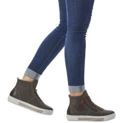 Remonte D0972 Alina Sneaker Boot Smoke/Brown (Women's) -Dansko Shop D0972 46 221 10