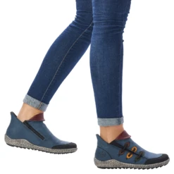 Rieker Z7582 Liv Royal Blue Shootie (Women's) -Dansko Shop D1A7301 8 cc489528 66be 40ed 9a3a ff85c7310e67