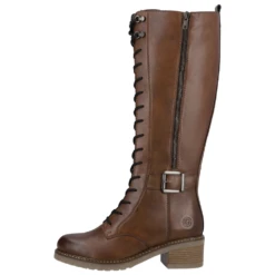 Remonte D1A74-22 Aida Tall Leather Chestnut Boot (Women's) -Dansko Shop D1A7422 5